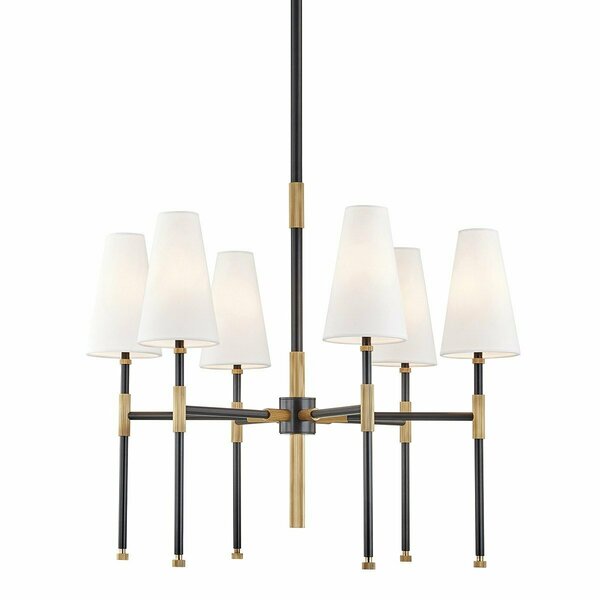 Hudson Valley 6 Light Chandelier 3728-AOB